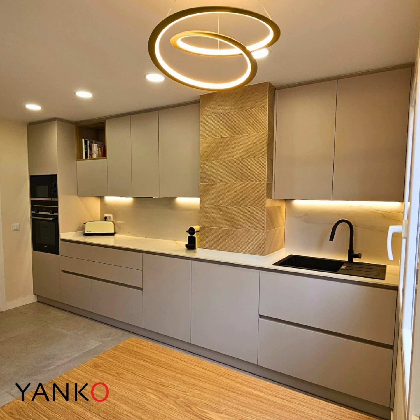 Instalación de cocina de alta gama